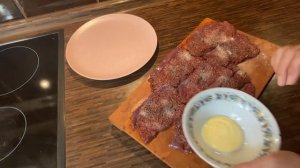 Отбивная из говяжьей печени