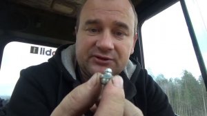 разборный конусный клапан натяжника гусеници