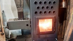 Моя пеллетная печь, камин, колорифер.