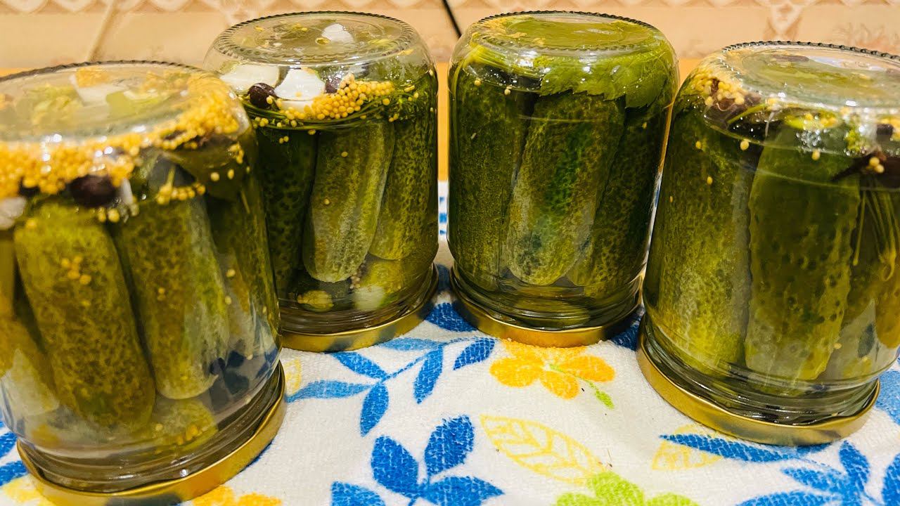 МАРИНОВАННЫЕ ОГУРЦЫ со СТЕРИЛИЗАЦИЕЙ