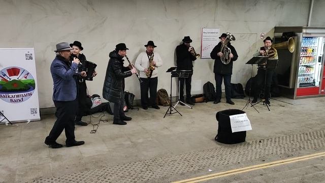 Балканская музыка на Сухаревской. Balkaniman Band