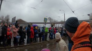 Moscow. April 16. Tram Parade 2022