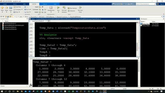 How to Import Excel and CSV Data into MATLAB | MATLAB Tutorial смотреть онлайн