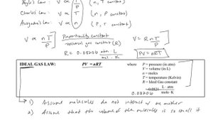 Honors Chem #34.5 Gas Laws (10.3-10.4)