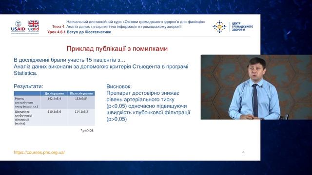 Тема 4.6.1. Вступ до біостатистики смотреть онлайн