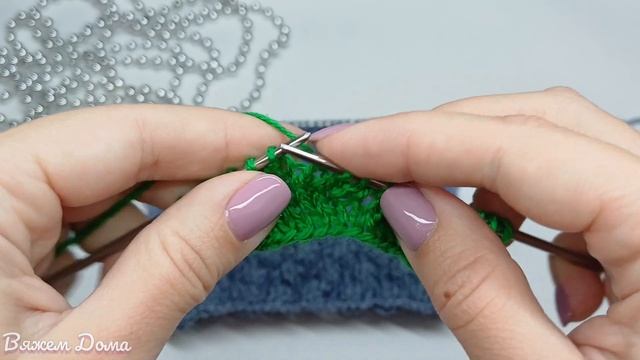 Узор "Буфы" или "Пузыри" спицами!??/Pattern "Puffs" or "Bubbles" with knitting needles