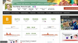 Таша Муляр. Жизнь без дублей Обзор и Доход Канала