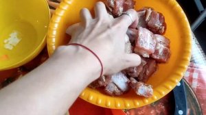 Тушёный картофель с мясом в рукаве