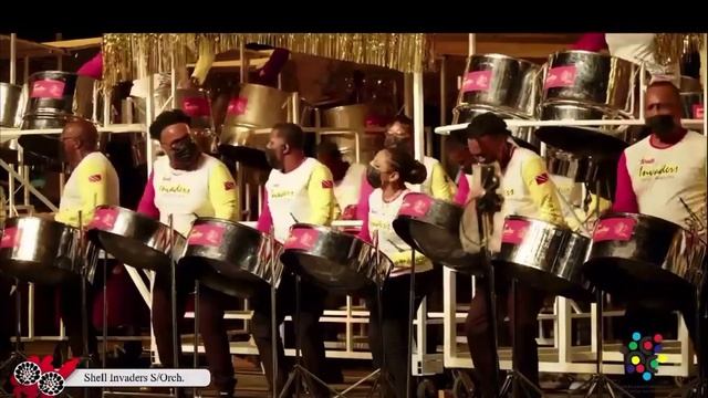 Shell Invaders Steel Orchestra: Pan Musical Showdown in D Big Yard - Trinidad & Tobago Carnival 202 смотреть онлайн