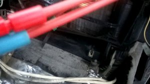 BMW E34.Замена радиатора печки кондейный бехр с микрофильтром ч.2