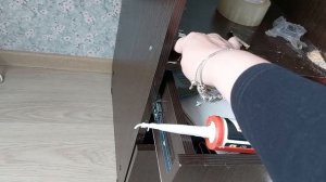 ремонт мебели жидкими гвоздями DIY