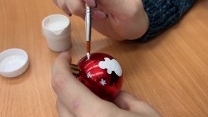 Мастер-класс «Как разукрасить новогоднюю игрушку?» | Адвент-календарь