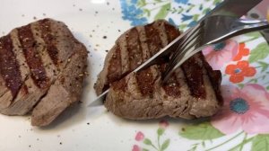 Готовим стейк "филе-миньон" на электрогриле