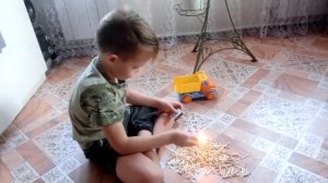 Детская шалость с огнем - причина пожара