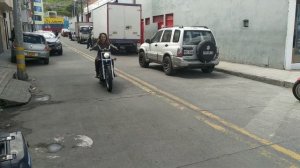 Claudia Moreno "Yayita" Suzuki Intruder 1993, 800c.c