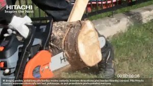 Test pilarki spalinowej Hitachi CS51EA (chainsaw Hitachi CS51EA)