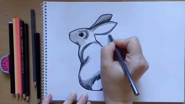 Как просто нарисовать зайчика