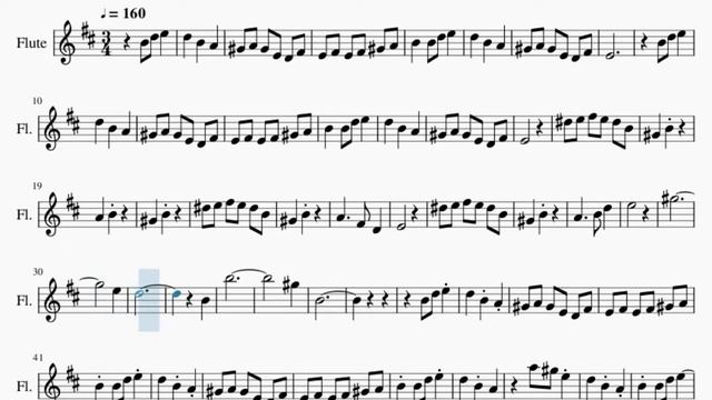 Flute Sheet Music: How to play Kingdom Dance (Tangled) by Alan Menken смотреть онлайн