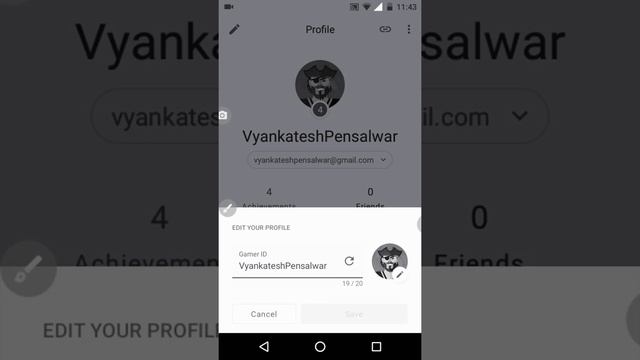 how to change google play games account,name and profile picture