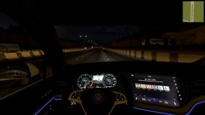 Лютые шашки по ночному городу в City car driving