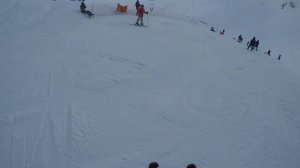 Красная Поляна Спуск с 2200 трасса Цирк 2