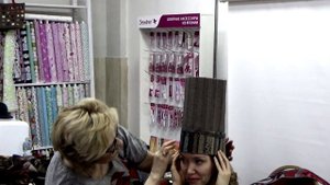 Ксения Дмитриева учимся шить "шапочки-трансформеры"/learning to sew "hats-transformers"