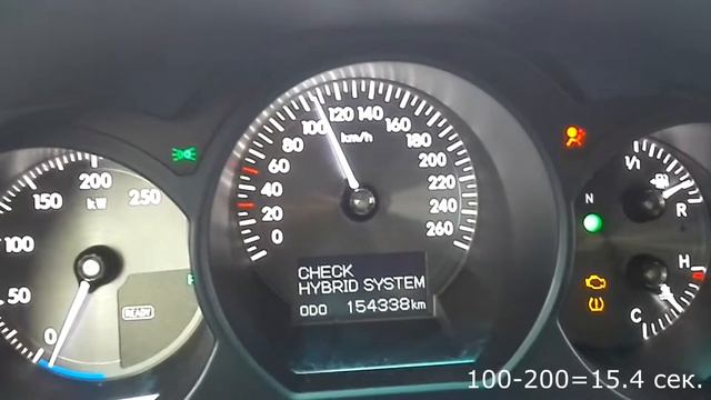 LEXUS GS 450h 2007 года. Замер 0-160 и 100-200 ! смотреть онлайн