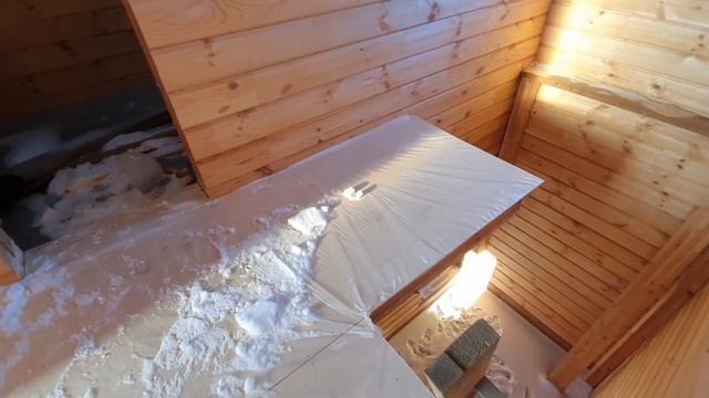 Межэтажное перекрытие в предчистовой отделке