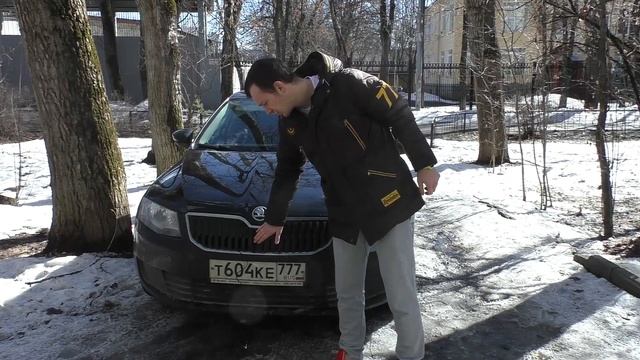 Штатная передняя камера на Skoda Octavia A7. Обзор с установкой.