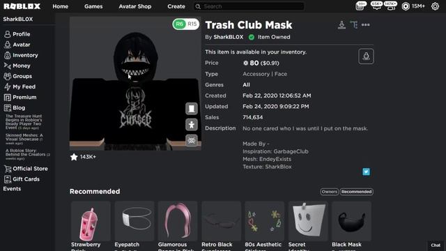 Someone copied my mask and it got accepted as a ugc? (ROBLOX) смотреть онлайн