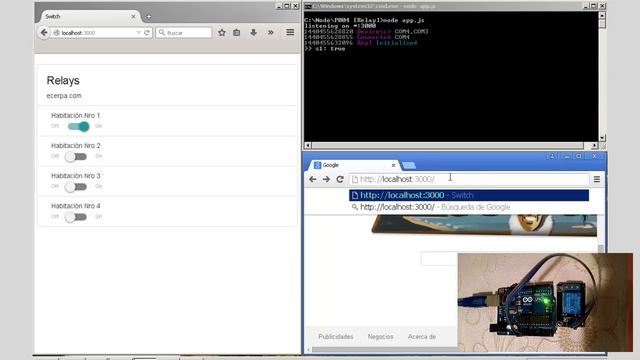 Arduino con Node.JS, Express, y Socket.io