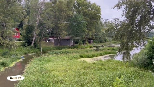 Плёс город на Волге. Этюд маслом на горе Левитана. Ивановская область. Дом-музей Левитана