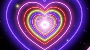 TikTok effect neon hearts/ ТикТок эффект неоновые сердца