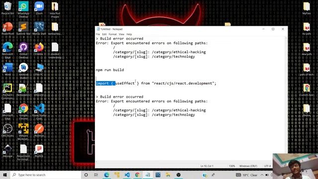 build error occurred error export encountered errors on following paths | Bug fixing