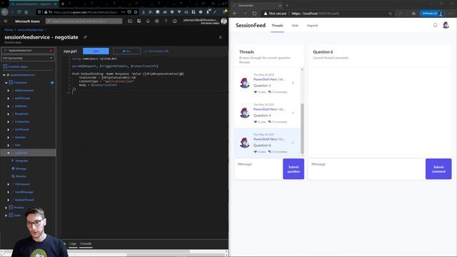 Realtime comms with PowerShell - SignalR & Azure Functions - Jan-Henrik Damaschke PSCONFEU 2020 смотреть онлайн