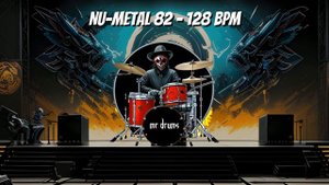 Nu Metal Drumtrack - 128 BPM | Backing Drums