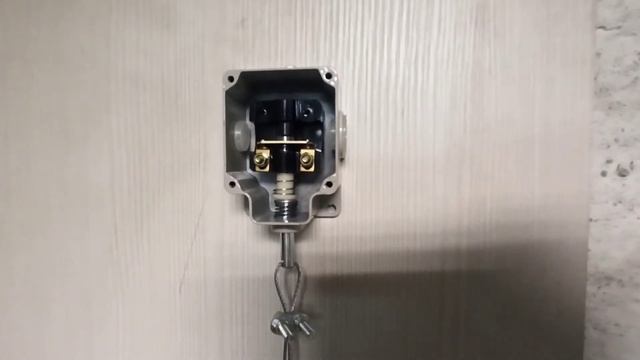 Ограничитель высоты подъёма крюка на тельфере, кран-балке.