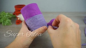 Сказочные гномы из металлической банки и фетра своими руками