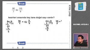 6.GÜN | Rasyonel Sayılar-1 | Matematiğe İlk Adım Kampı | #merthoca #ilkadım (PDF)