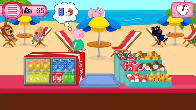 Гиппо ? Готовка еды ? Кафе св.Валентина для девочек ? Мультик игра для детей (Hippo)