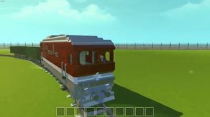 Поезд Scrap mechanic Train