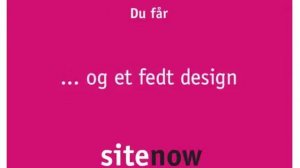 SiteNow - Hjemmesider, CMS & SEO