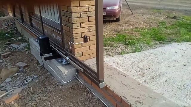 откатные ворота  с электроприводом  дорхан