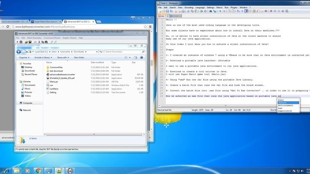 Develop a windows installer for Java application that runs on a portable java environment смотреть онлайн