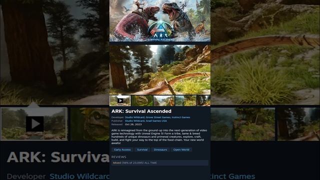 ARK Survival Ascended New or Trending Game