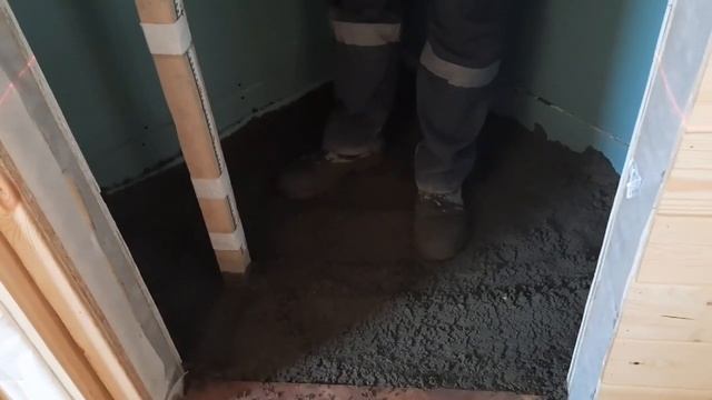 Фиброцементная полусухая стяжка .Подготовка,монтаж.