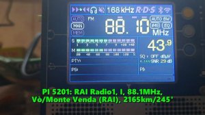 18.07.2024 16:04UTC, [Es], RAI Radio1, Италия, 88.1МГц, 2165км