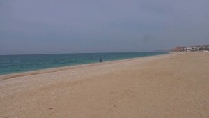 Крым. Любимовка. Море, пляж, автокемпинг.