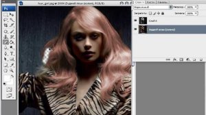 Уроки фотошопа CS3 - Изменяем цвет волос
