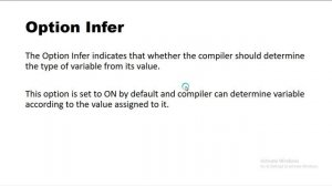 Option Explicit | Option Infer | Visual Basic | Chapter # 4 - part 3